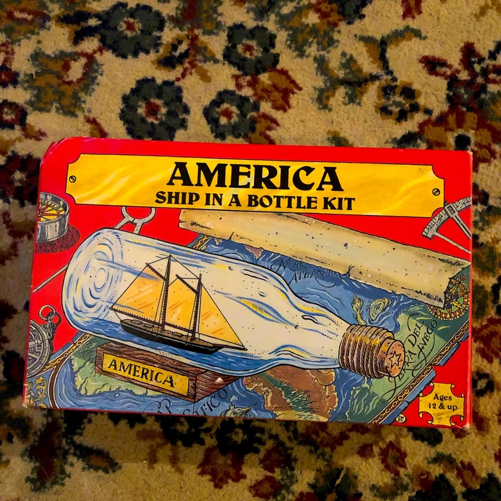 America ship in a bottle building kit